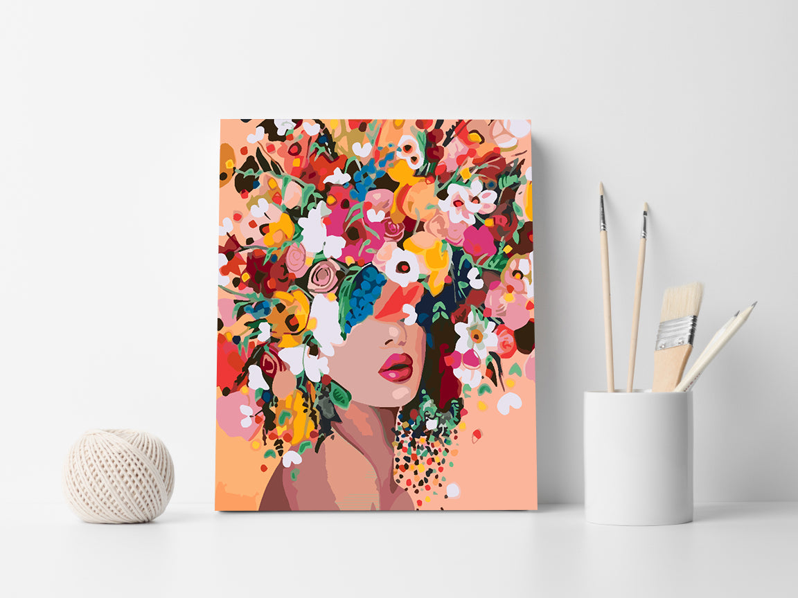 Pictura pe numere - Flower Head 4459