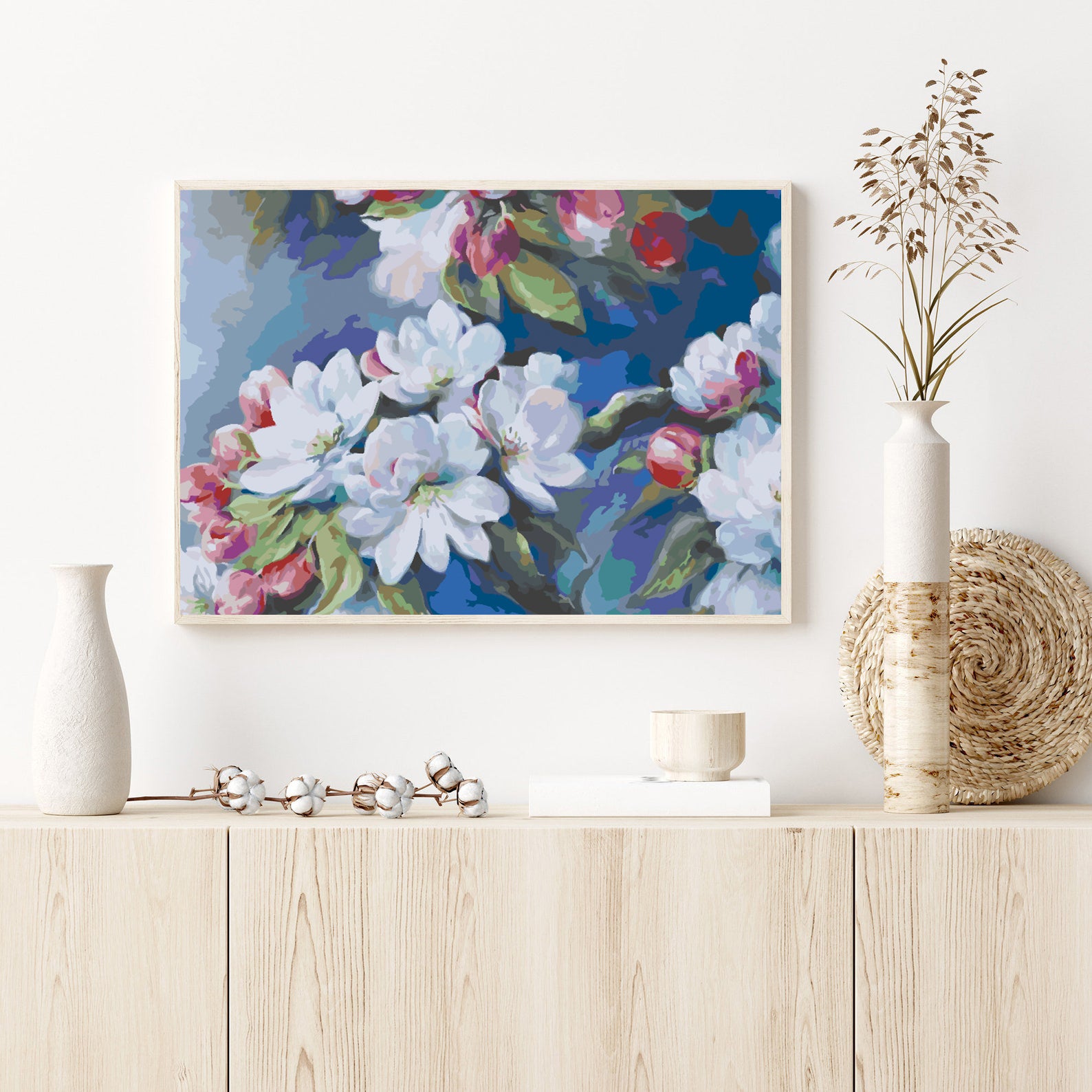 Pictura pe numere - Flori 4460
