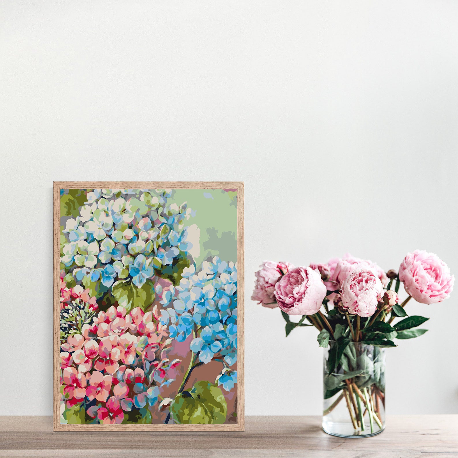 Pictura pe numere - Flori 4462