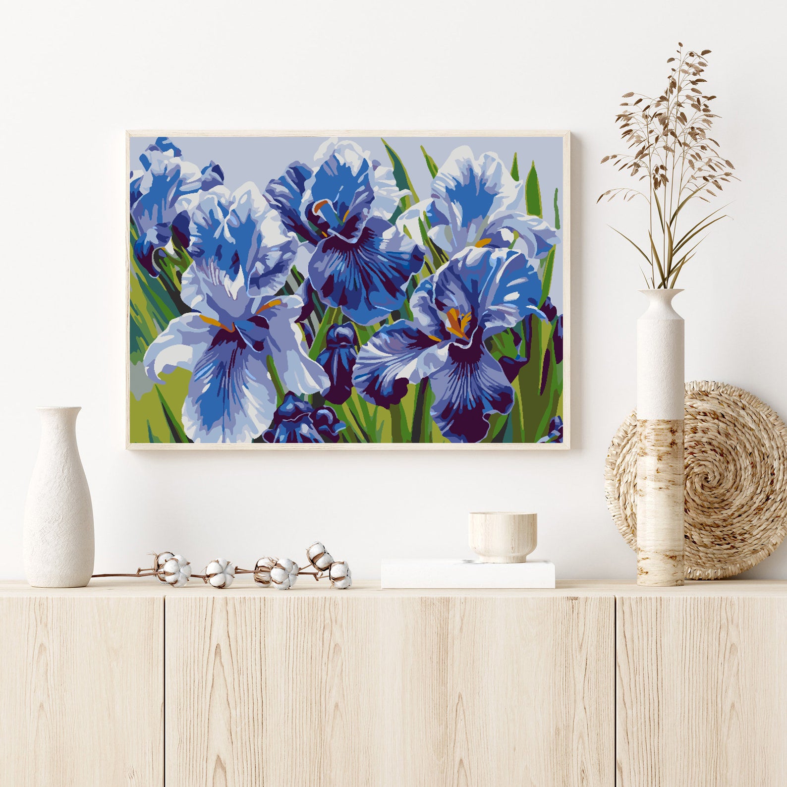 Pictura pe numere - Flori Violet 4514