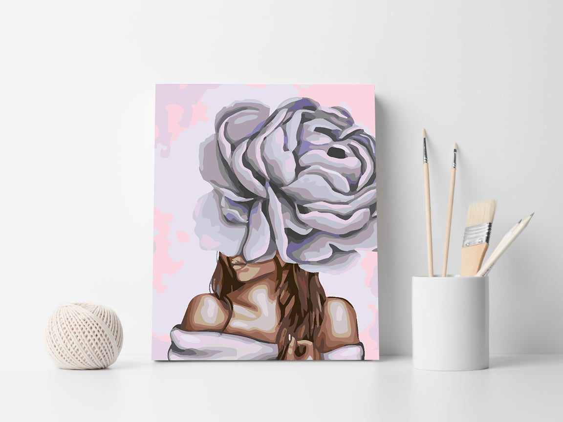 Pictura pe numere - Flower Head 4650