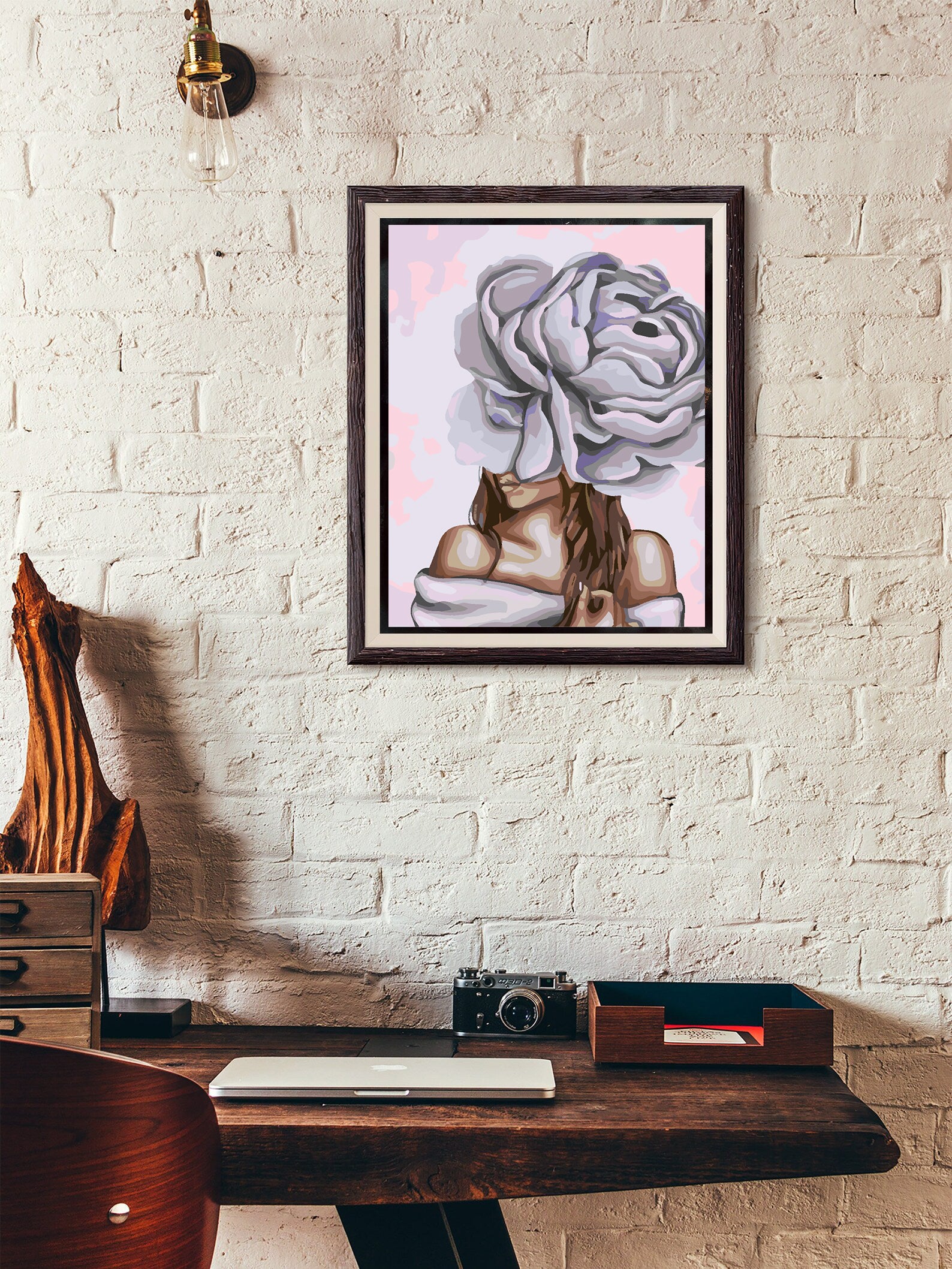 Pictura pe numere - Flower Head 4650