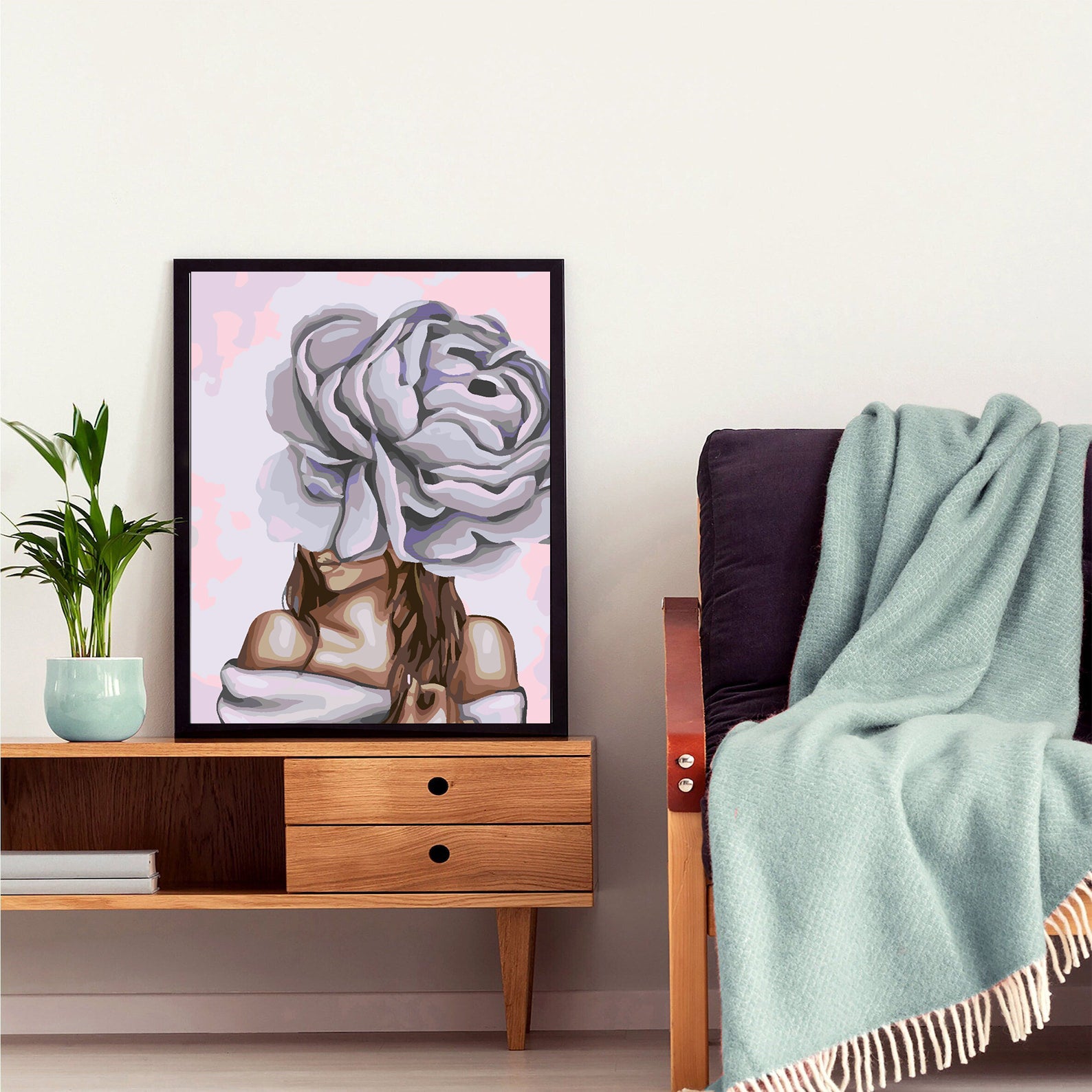 Pictura pe numere - Flower Head 4650