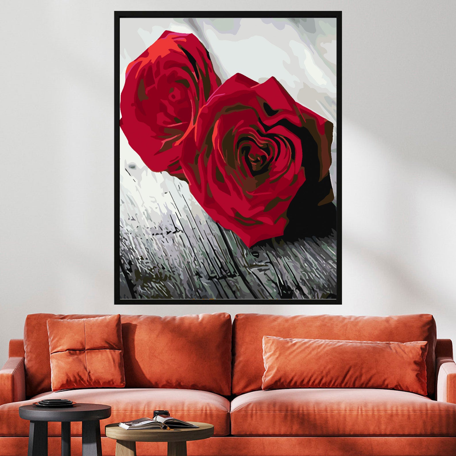 Peinture par numéros - Roses rouges 4705