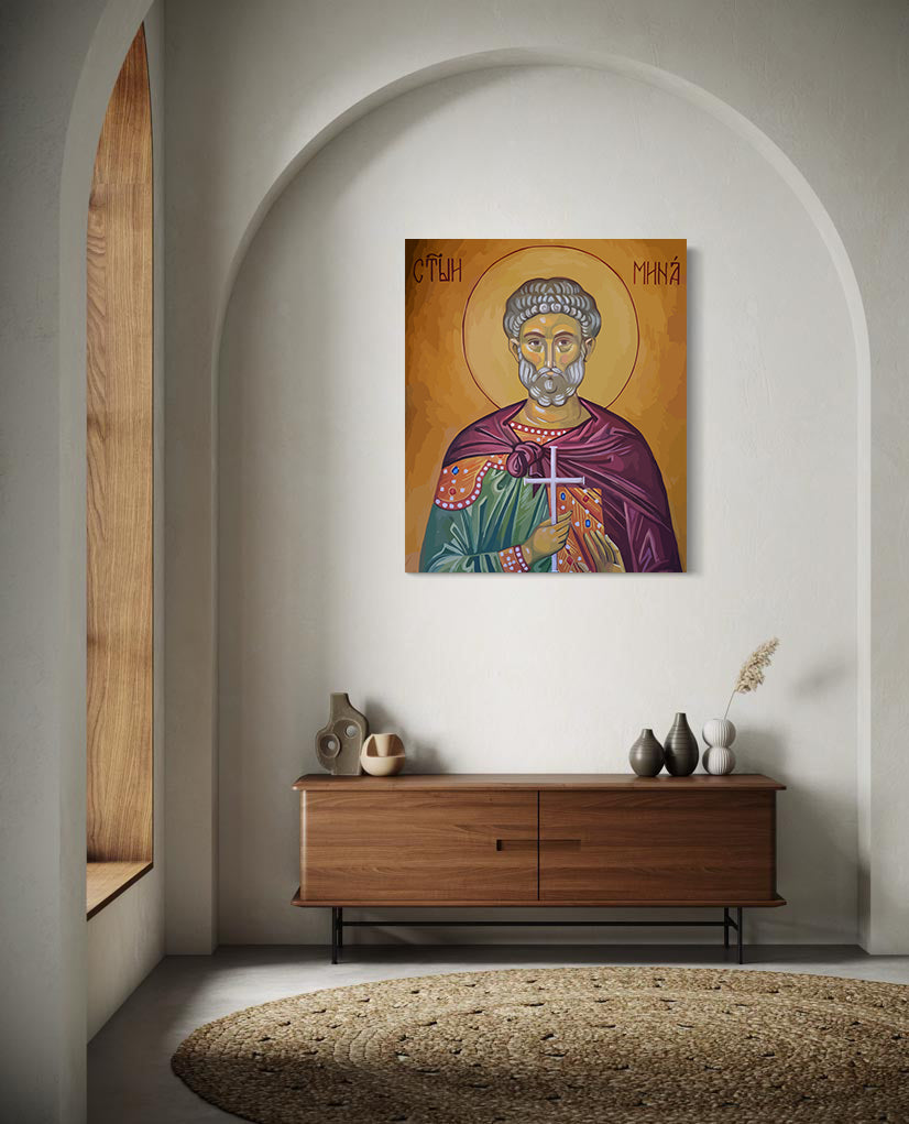 Set Pictură pe numere – Sfântul Mina 6001