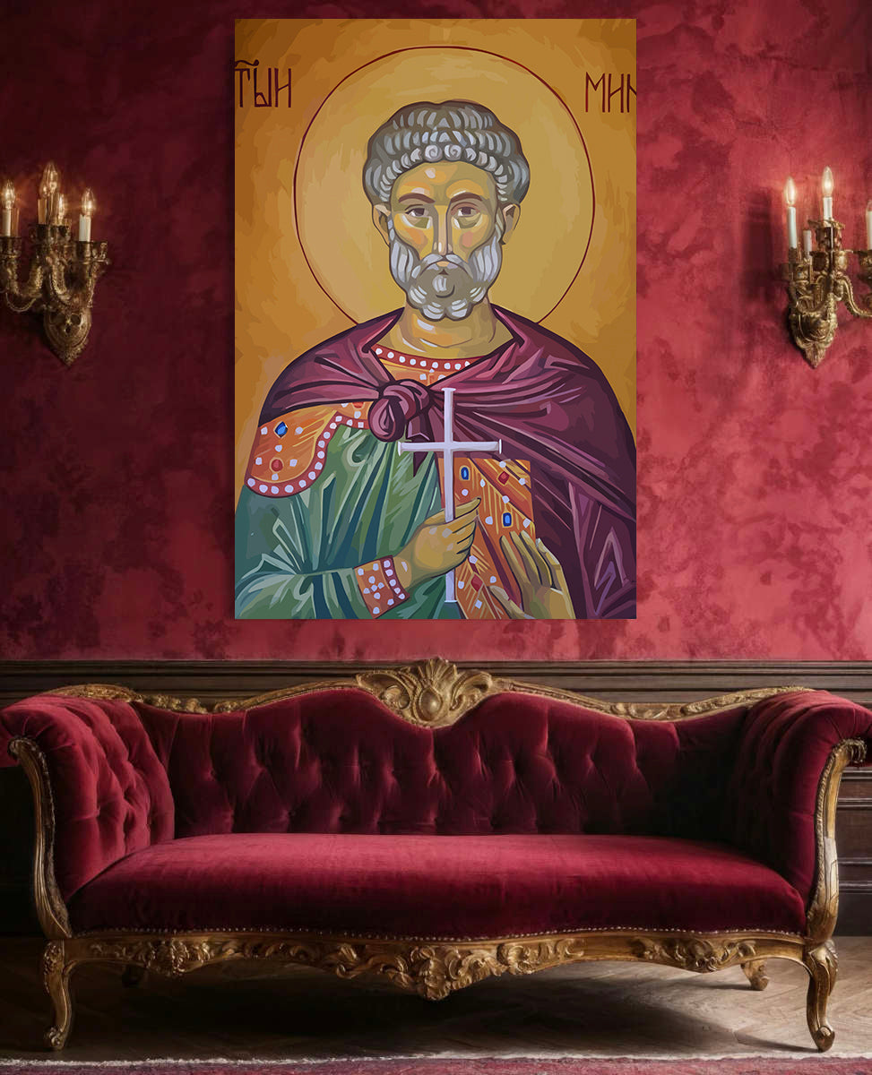 Set Pictură pe numere – Sfântul Mina 6001