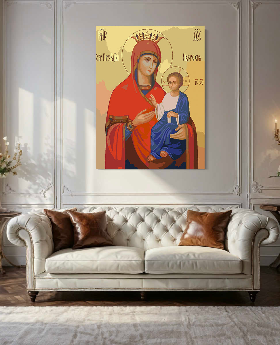 Set Pictură pe numere – Sfânta Maria Și Isus Hristos 6011