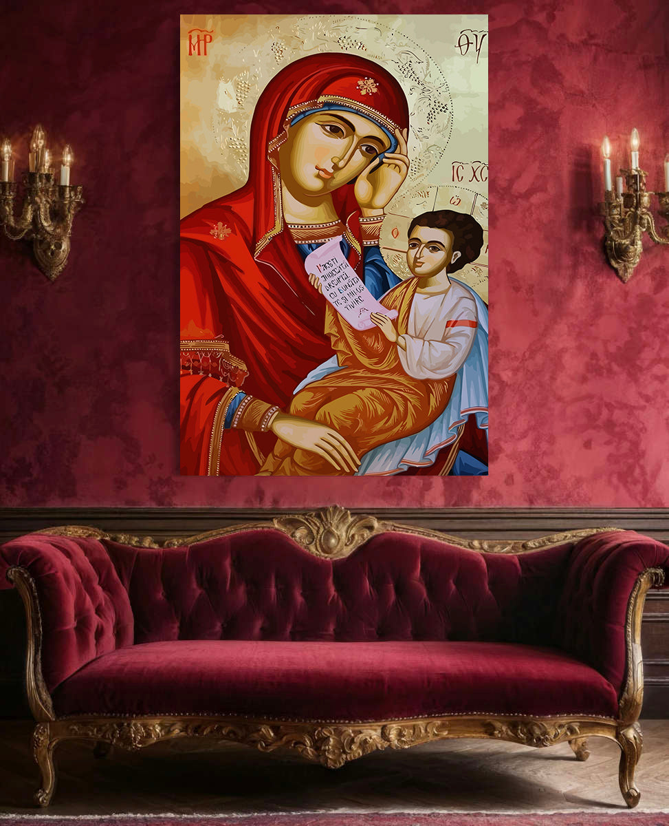 Set Pictură pe numere – Maica Domnului 6017