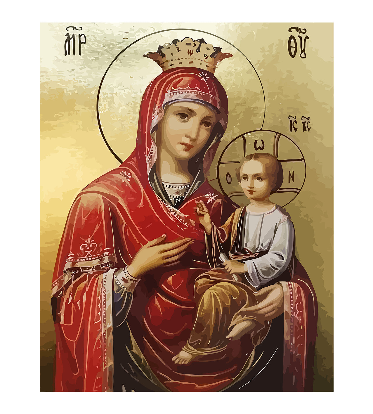 Set Pictură pe numere – Maica Domnului 6022