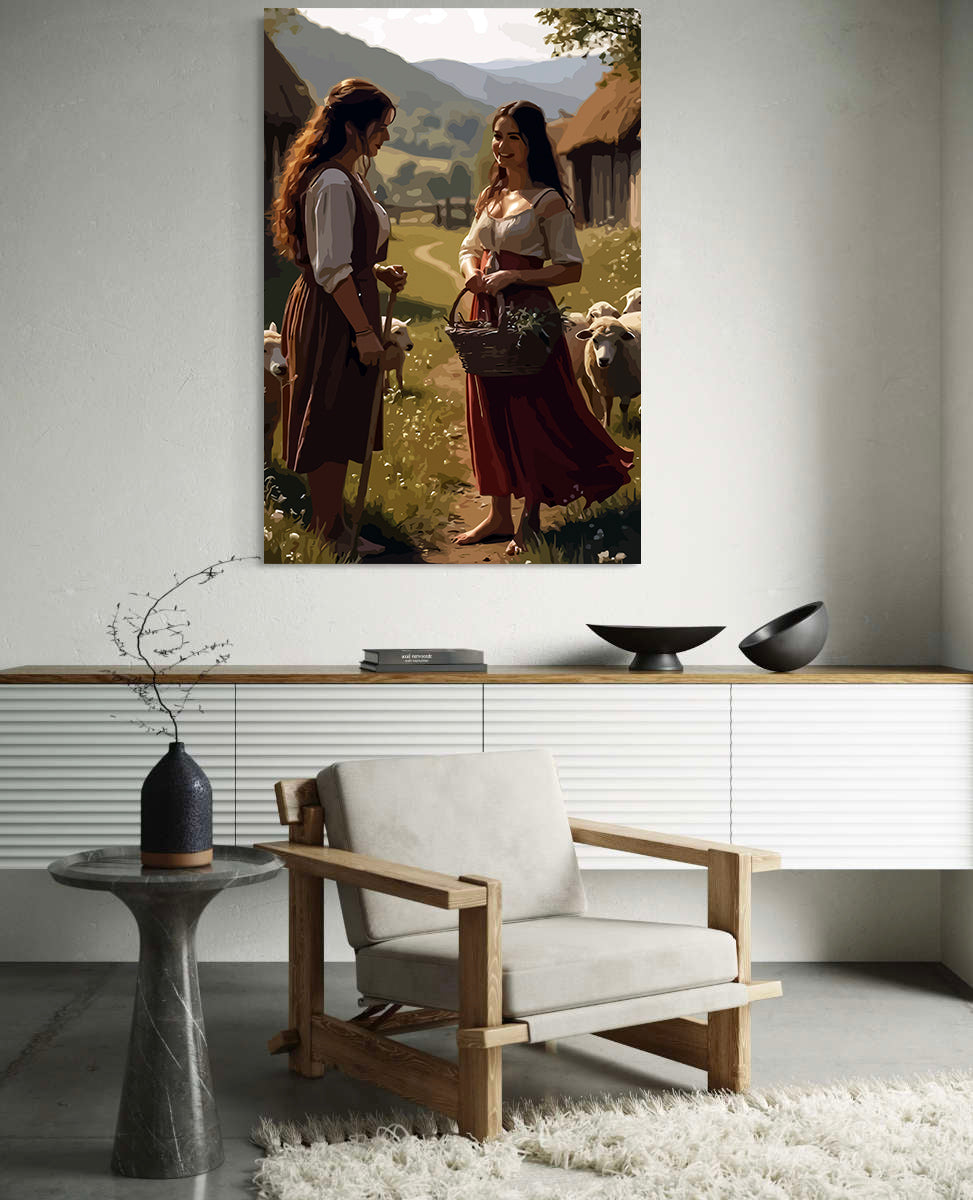 Set Pictură pe numere - Ocupație la Țară