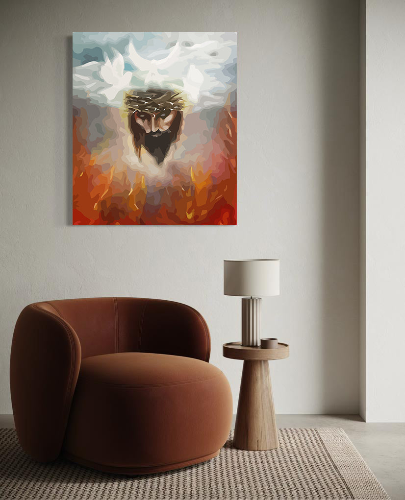 Set Pictură pe numere – Isus Hristos Portret 6033