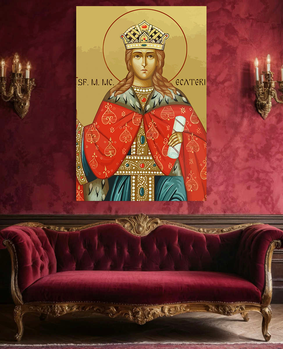 Set Pictură pe numere – Sfânta Ecaterina 6036