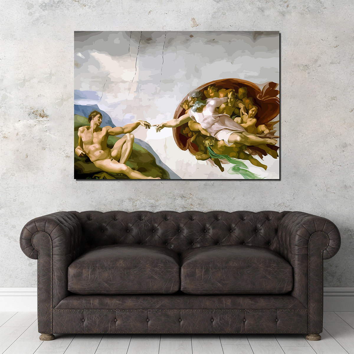 Set Pictură pe numere – Crearea Lui Adam 6052