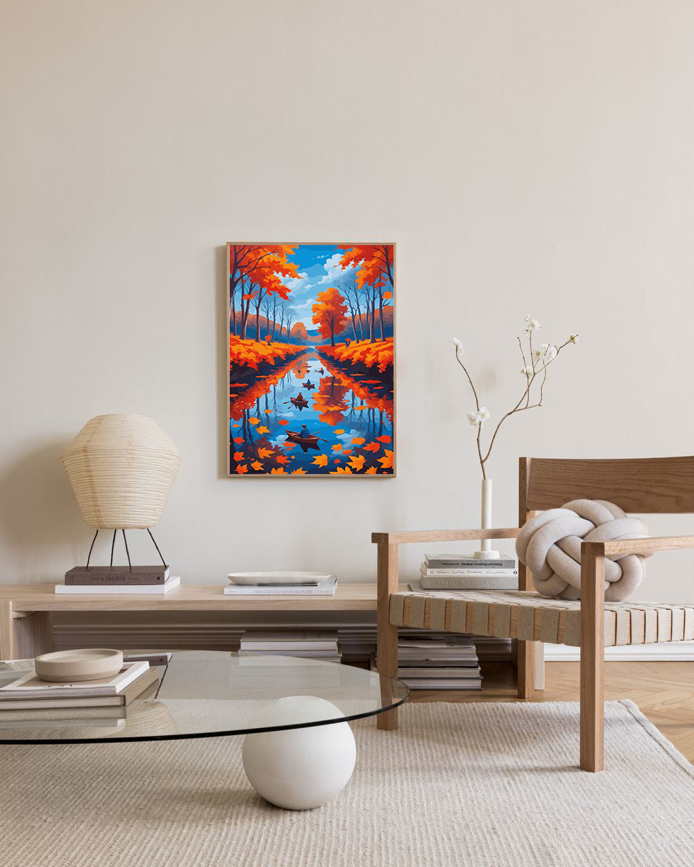 Set Pictură pe numere – Peisaj de Toamnă 6064