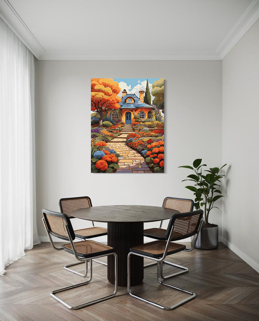 Set Pictură pe numere – Peisaj de Toamnă 6071