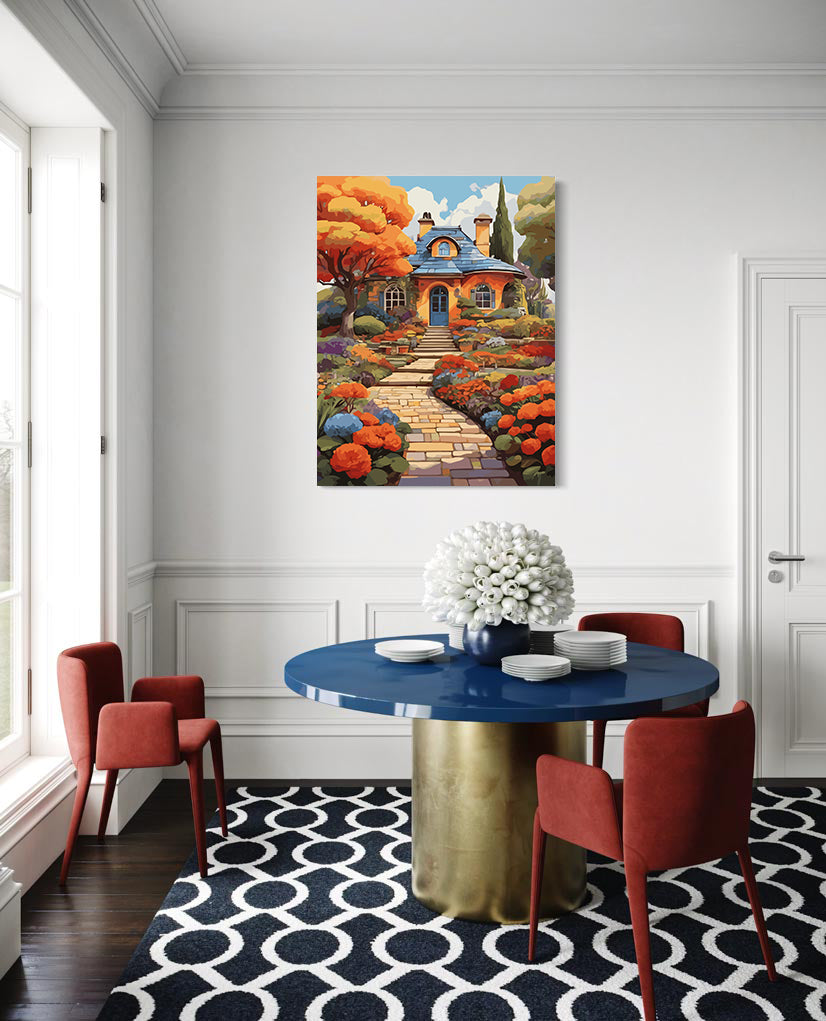 Set Pictură pe numere – Peisaj de Toamnă 6071