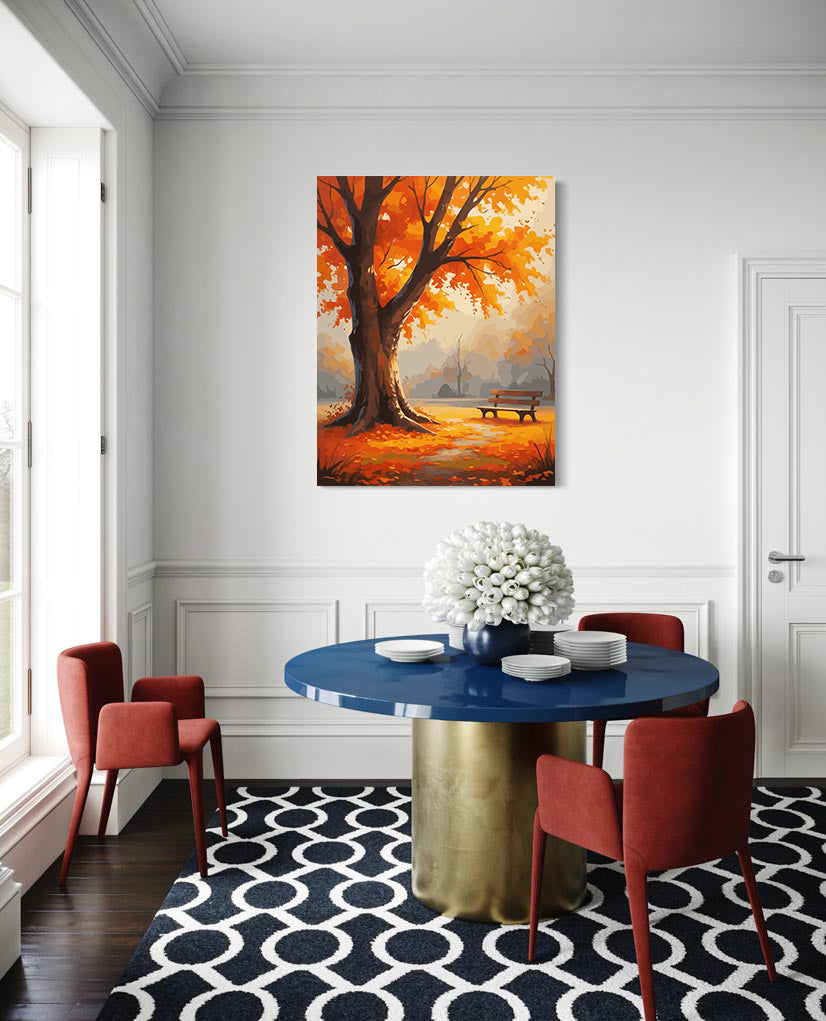 Set Pictură pe numere – Peisaj de Toamnă 6073