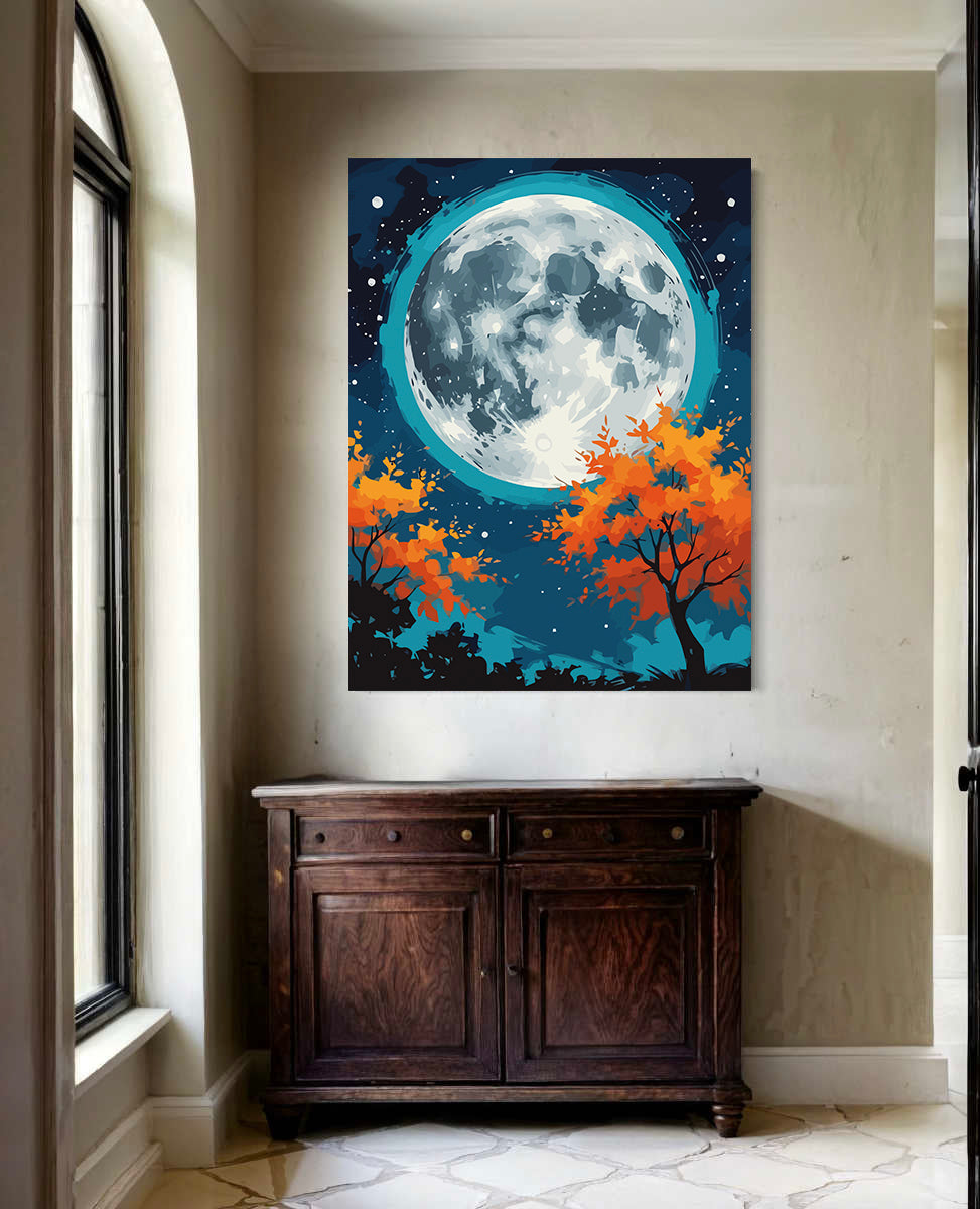 Set Pictură pe numere – Lună Plină 6074.0