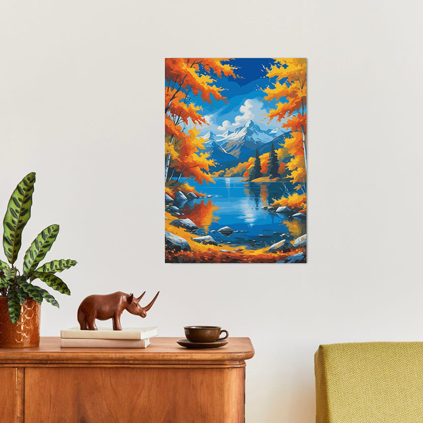 Set Pictură pe numere – Peisaje de Toamnă 6075