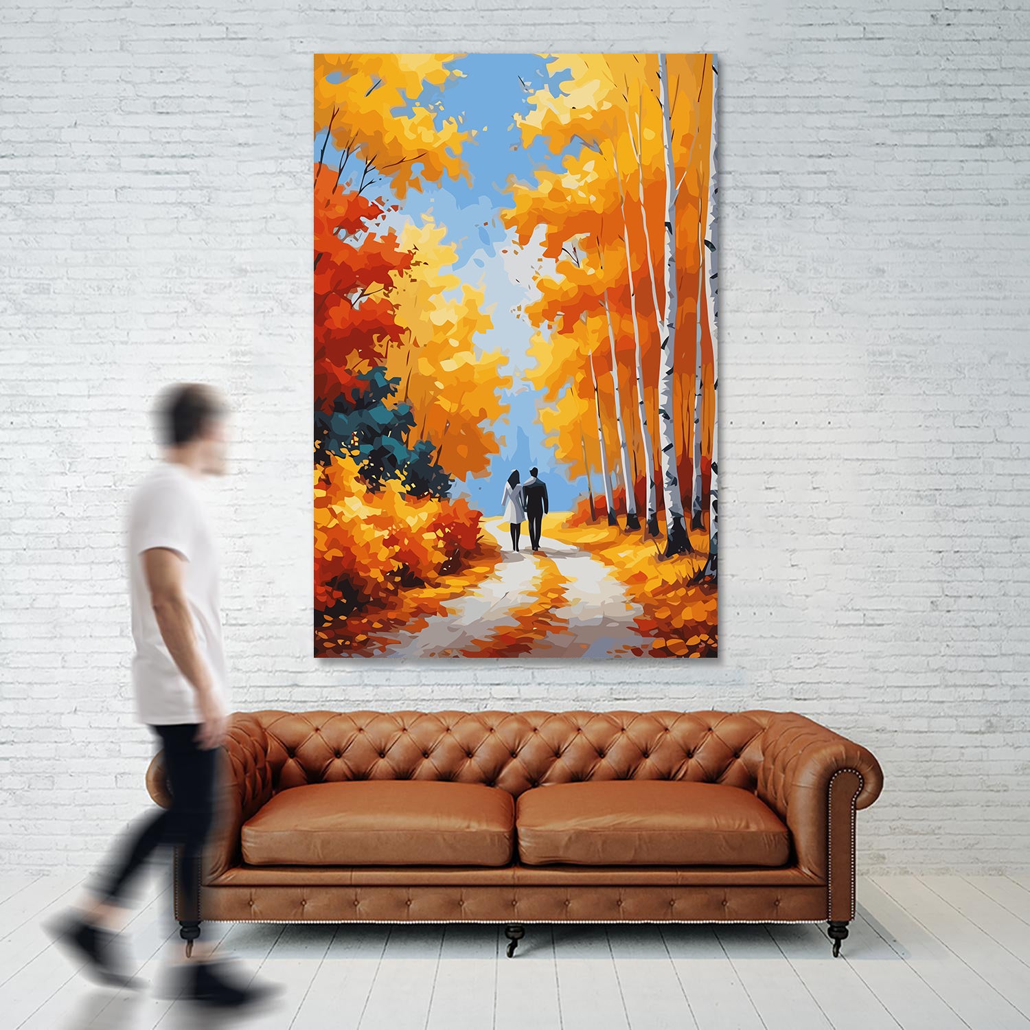 Set Pictură pe numere – Peisaj de Toamnă 6077