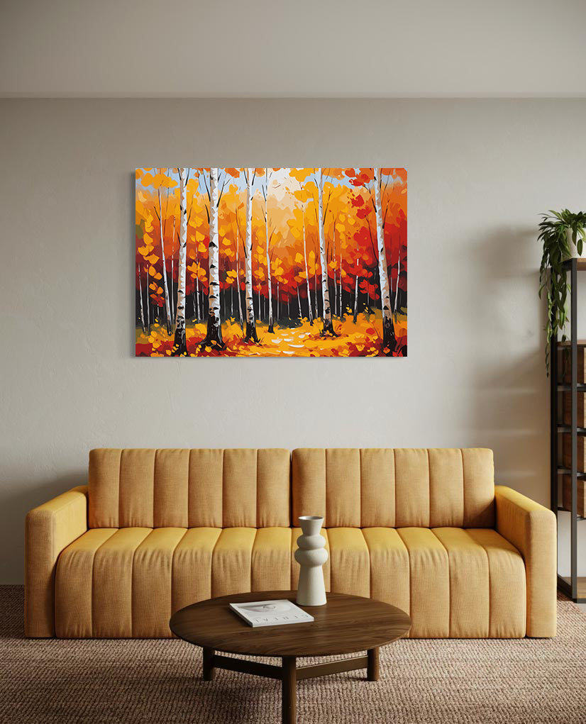 Set Pictură pe numere – Peisaj de Toamnă 6090