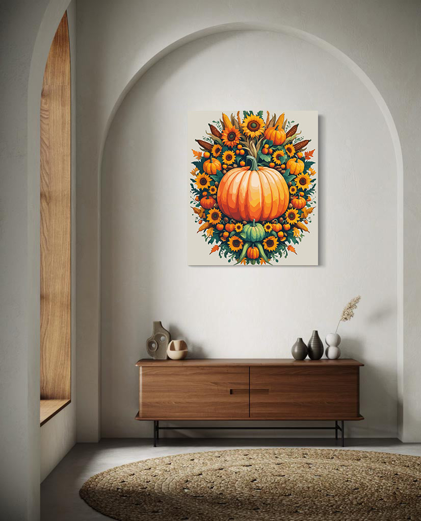 Set Pictură pe numere – Dovleac de Toamnă 6091