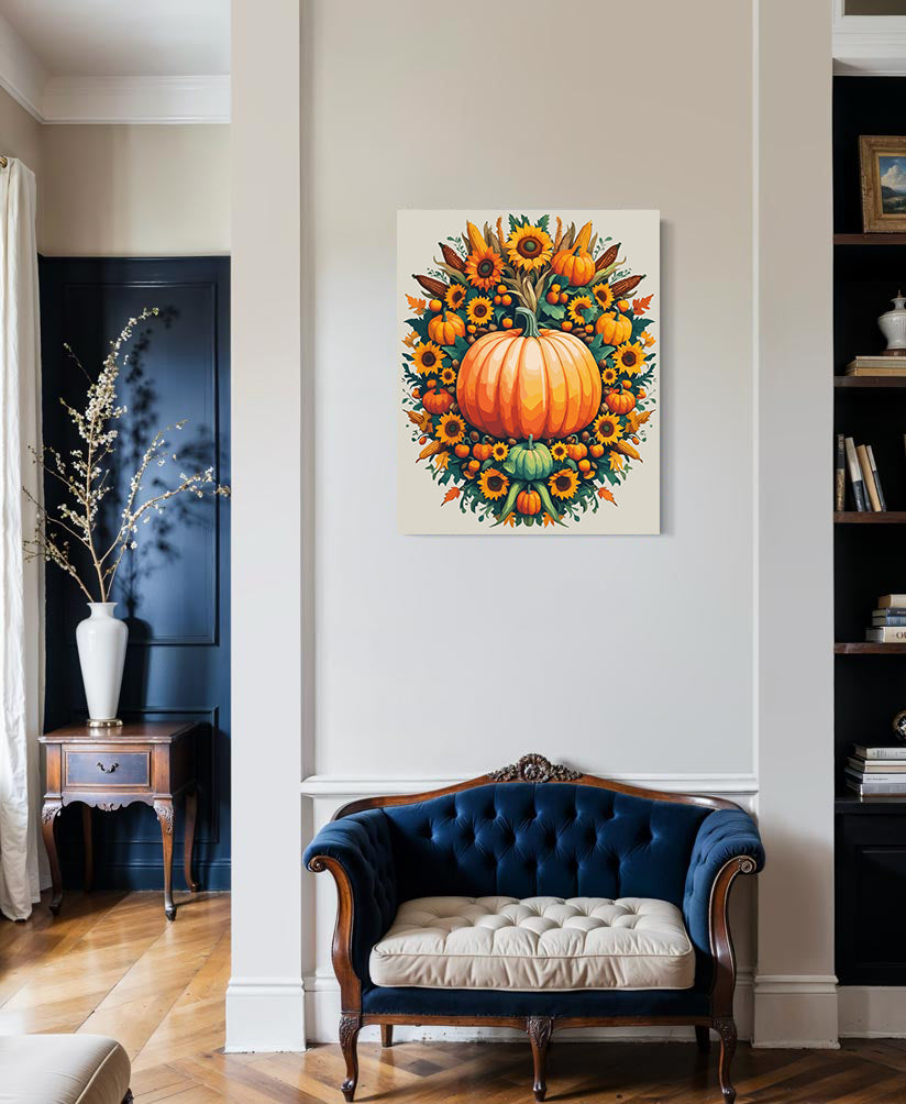 Set Pictură pe numere – Dovleac de Toamnă 6091