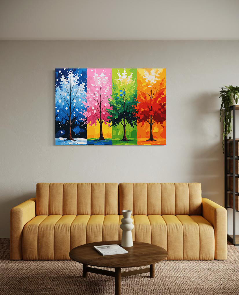 Set Pictură pe numere – Patru Anotimpuri 6096