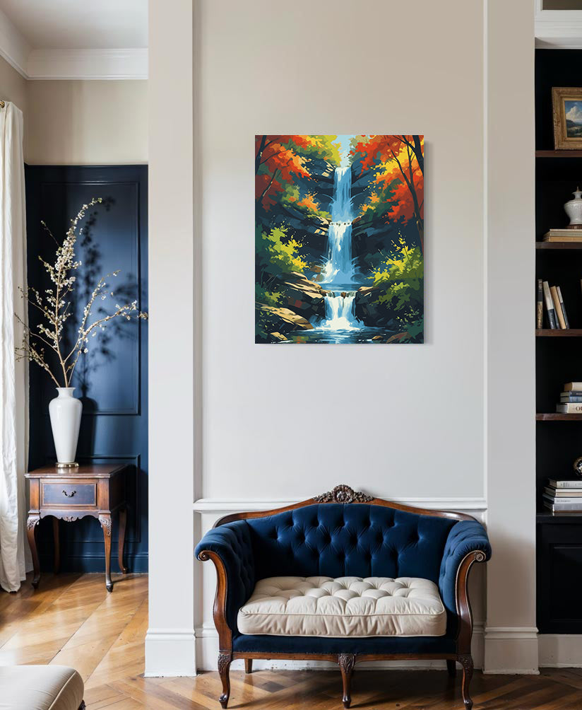 Set Pictură pe numere – Pădure Peisaj 6100