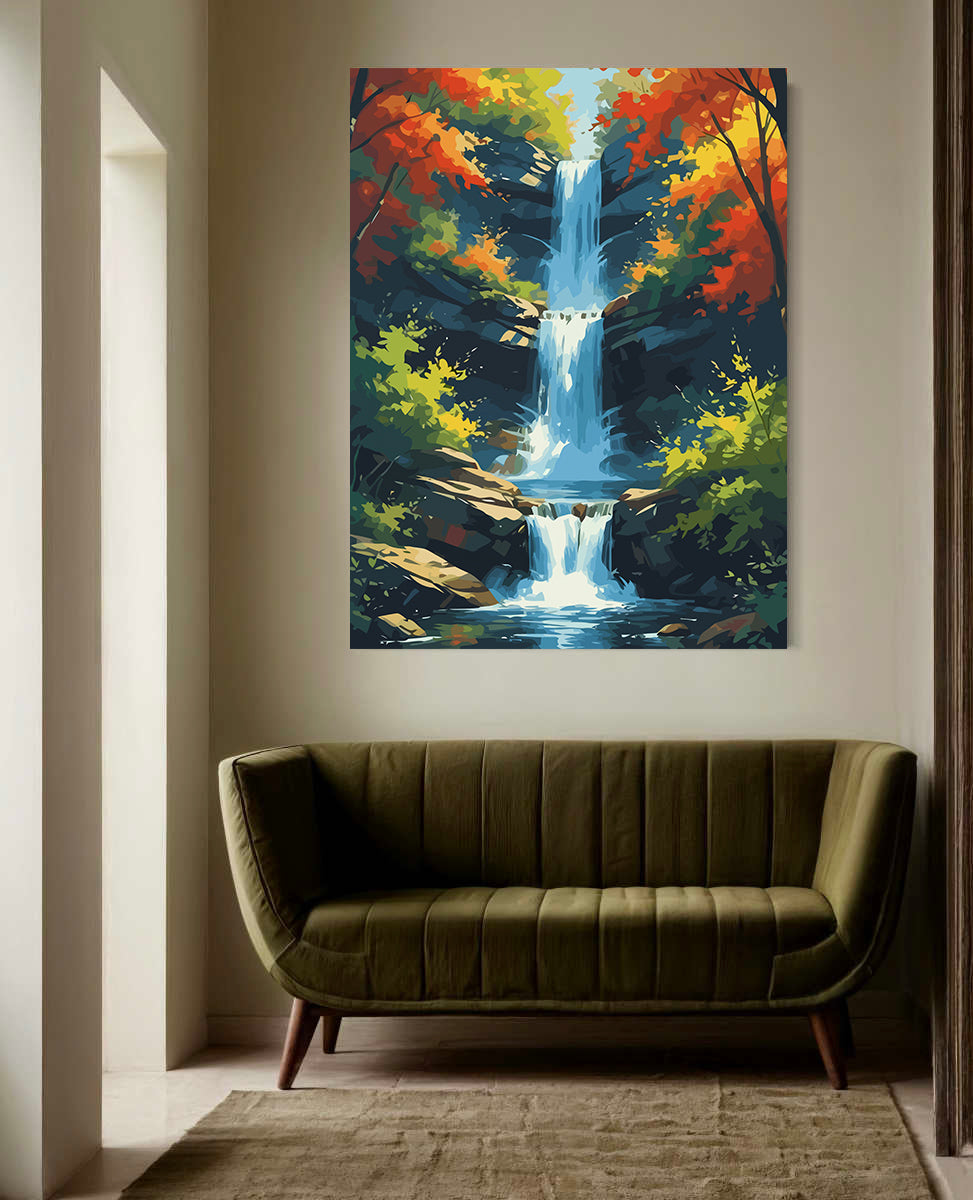 Set Pictură pe numere – Pădure Peisaj 6100