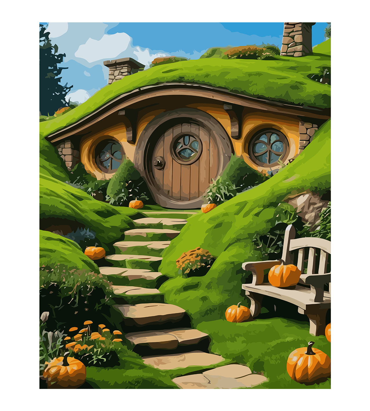 Set Pictură pe numere – Căsuță în Pădure 6103