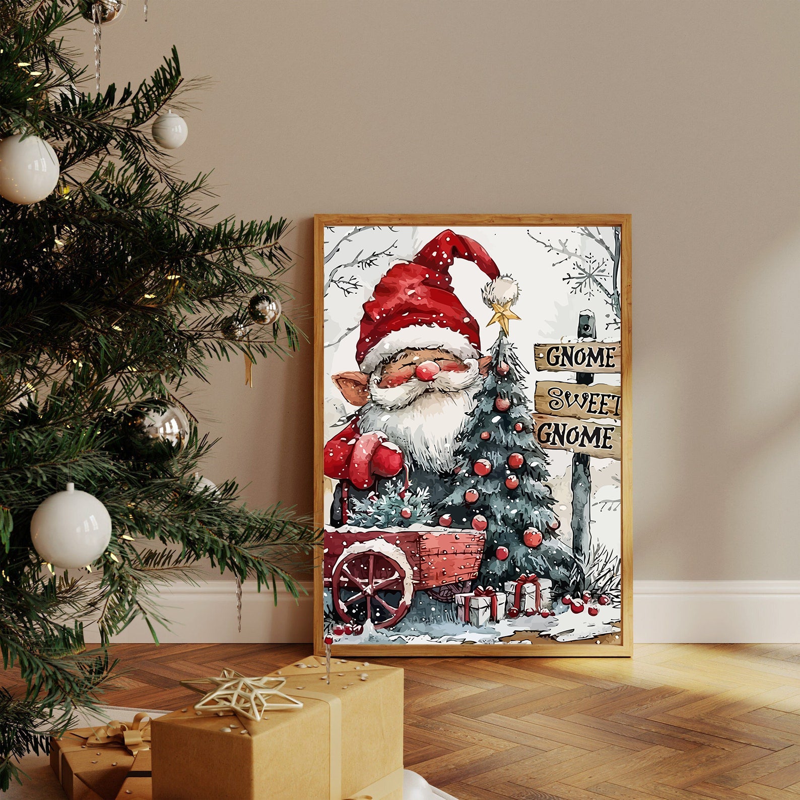 Set Pictură pe numere – Gnome Sweet Gnome 6123