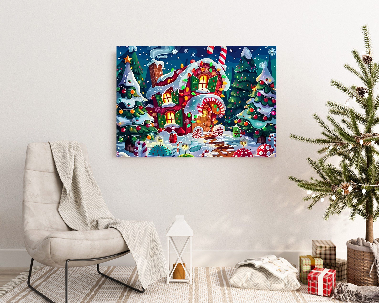 Set Pictură pe numere – Atmosferă De Crăciun 6125
