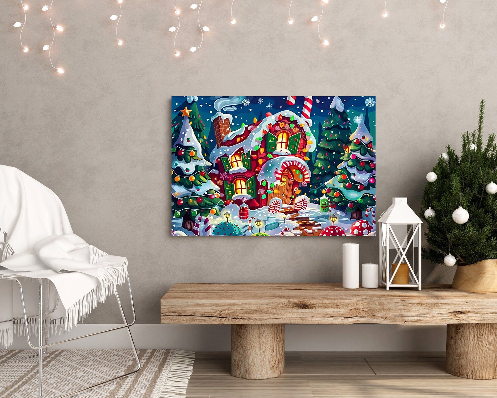 Set Pictură pe numere – Atmosferă De Crăciun 6125