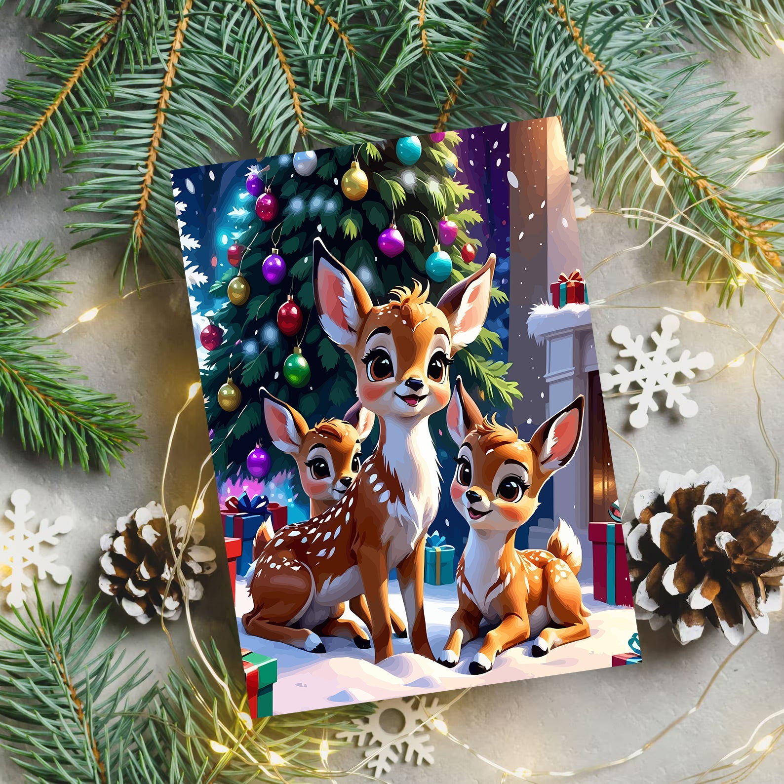 Set Pictură pe numere – Atmosferă De Crăciun 6129