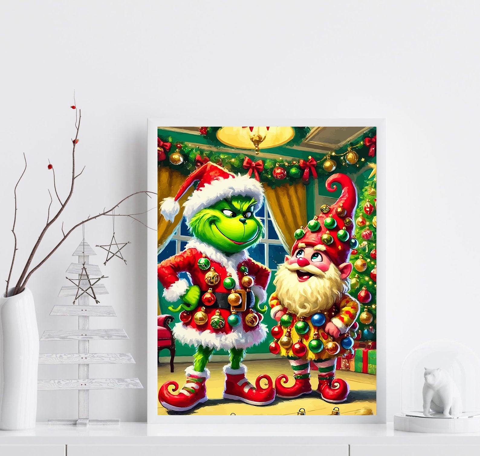 Set Pictură pe numere – Grinch Și Elful 6131