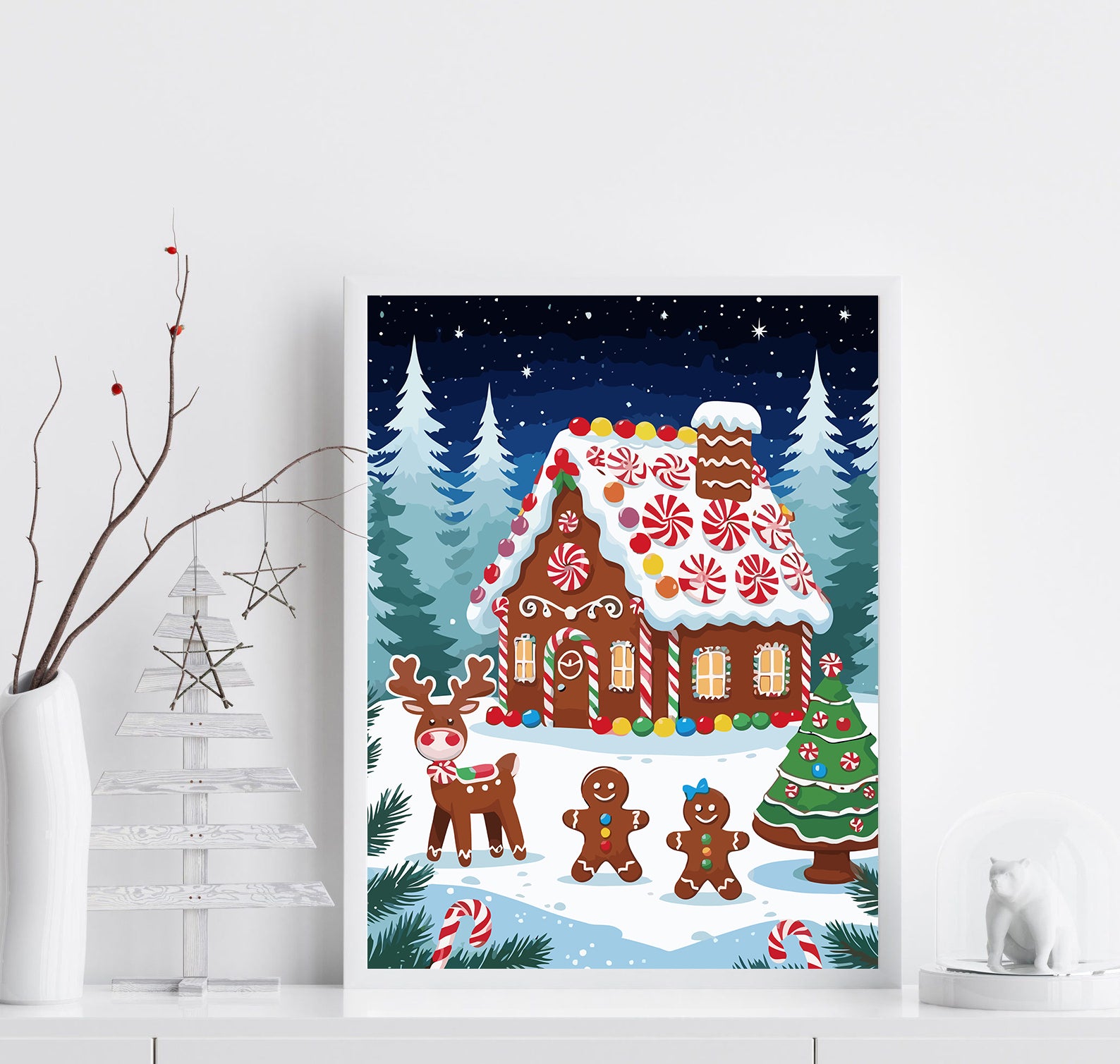 Set Pictură pe numere – Căsuță Din Tartă Dulce 6149