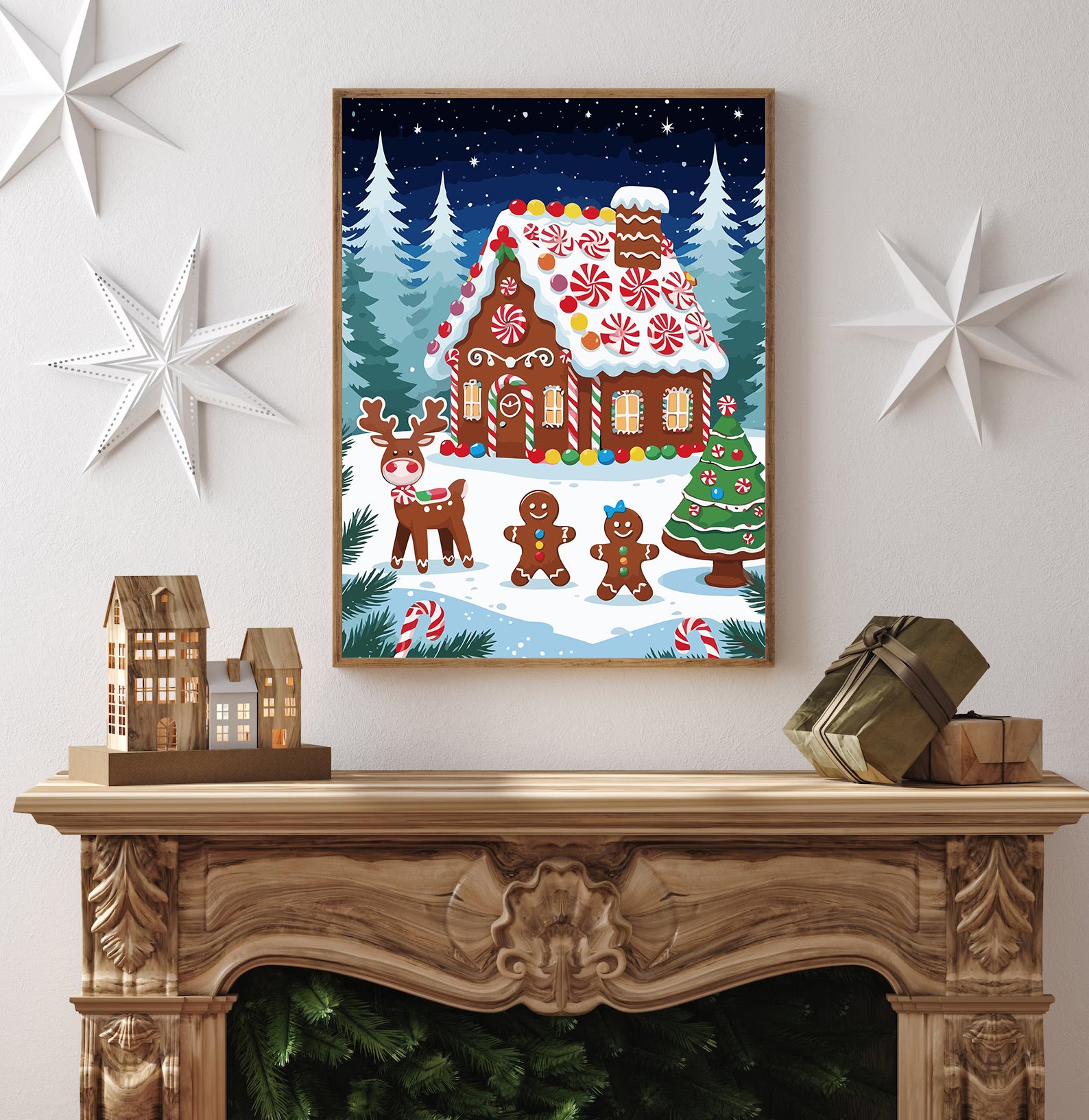 Set Pictură pe numere – Căsuță Din Tartă Dulce 6149