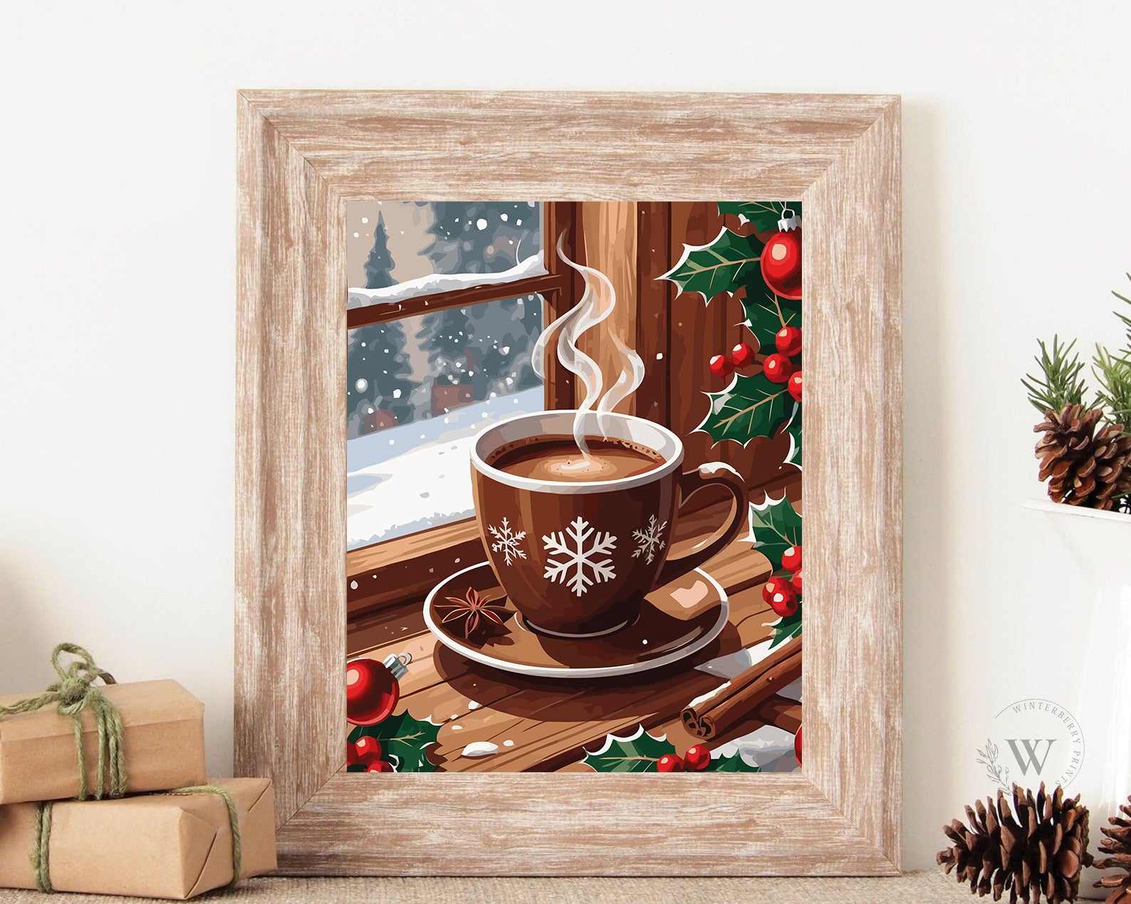 Set Pictură pe numere – Ciocolată Caldă 6151