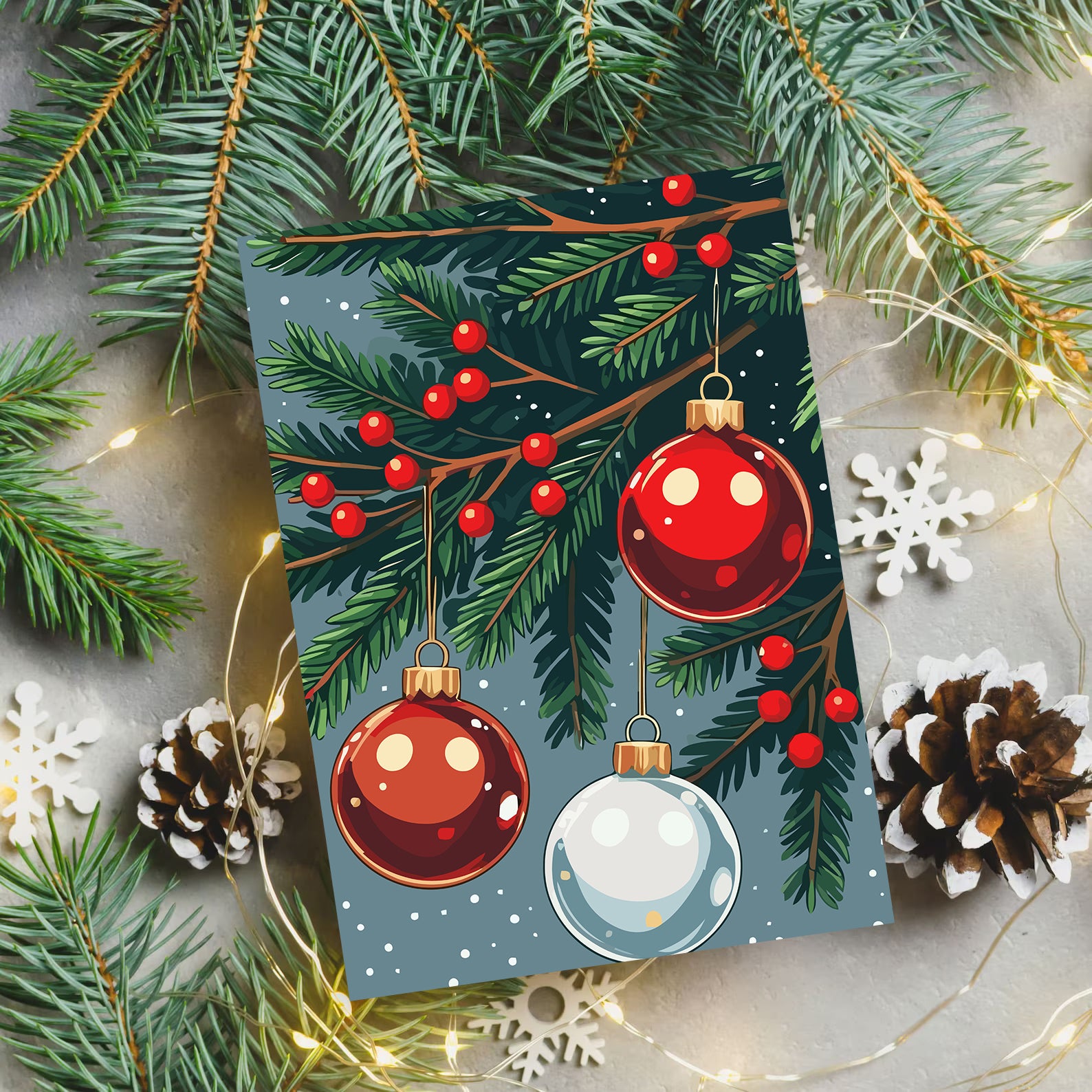 Set Pictură pe numere – Decorațiuni Crăciun 6166