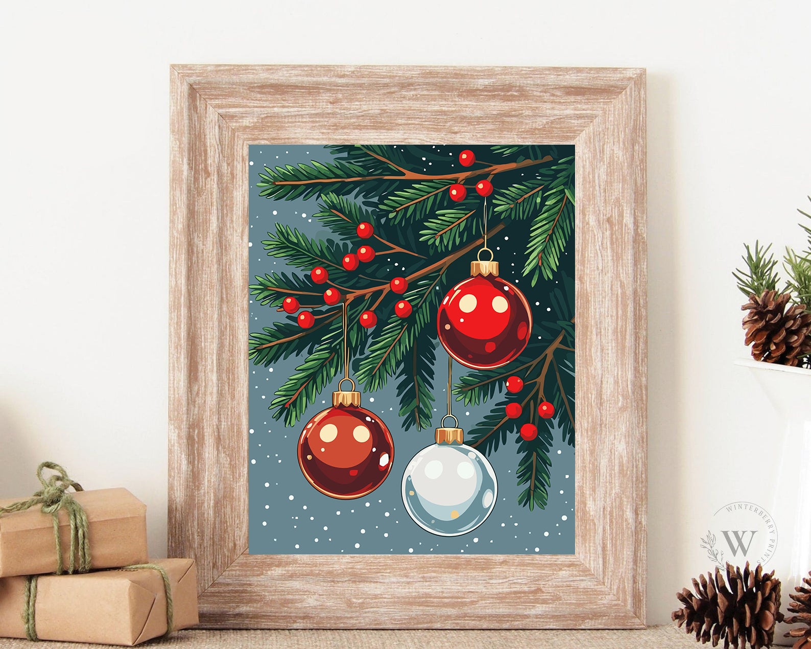 Set Pictură pe numere – Decorațiuni Crăciun 6166