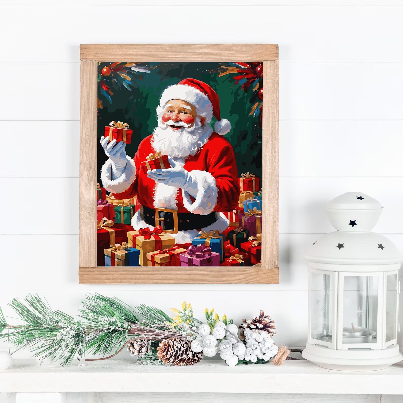 Set Pictură pe numere – Moș Crăciun 6174