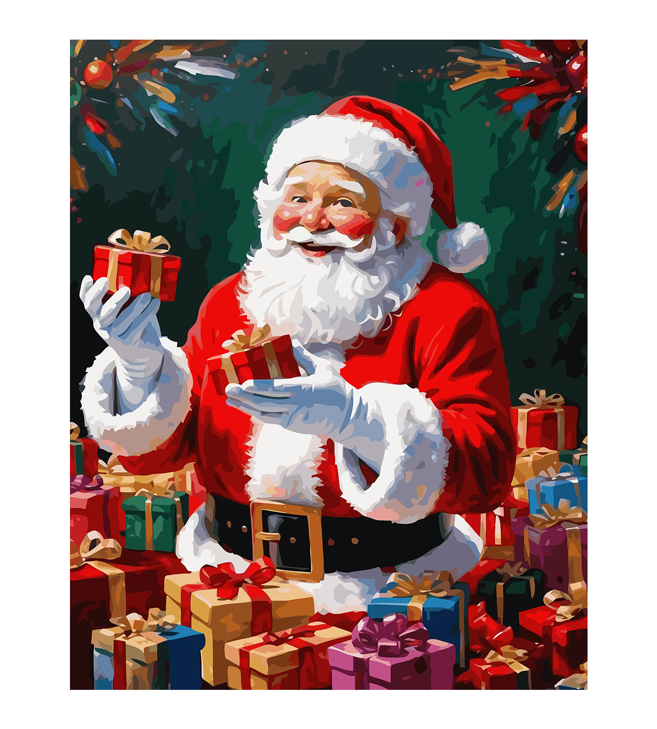 Set Pictură pe numere – Moș Crăciun 6174