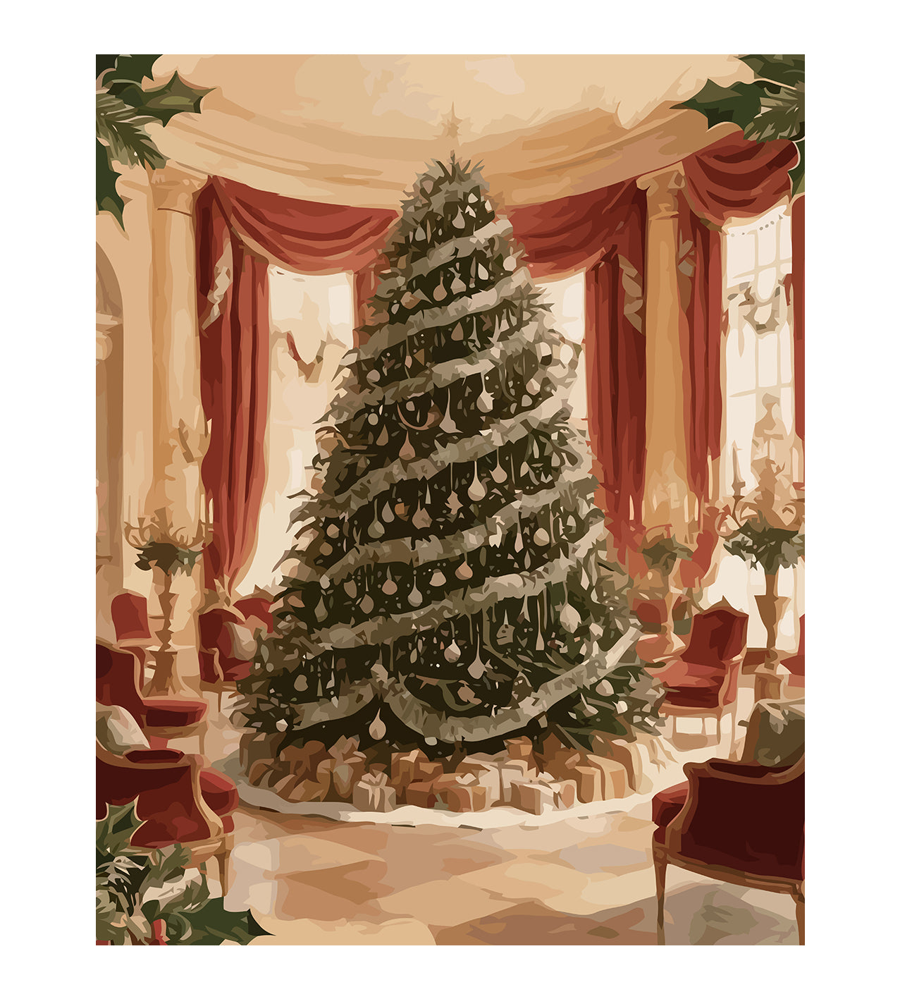 Set Pictură pe numere – Brad De Crăciun 6178