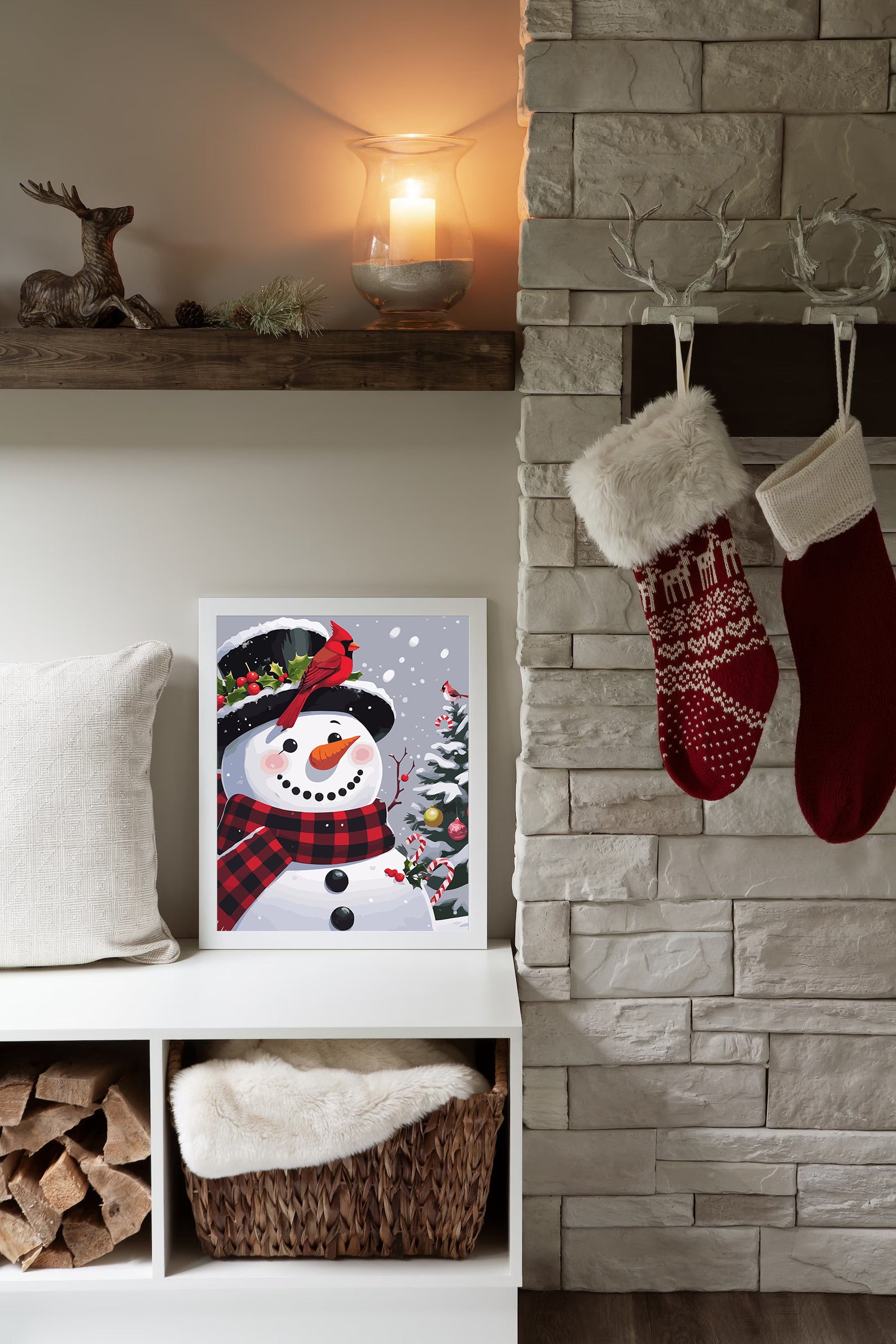 Set Pictură pe numere – Om De Zăpadă 6181