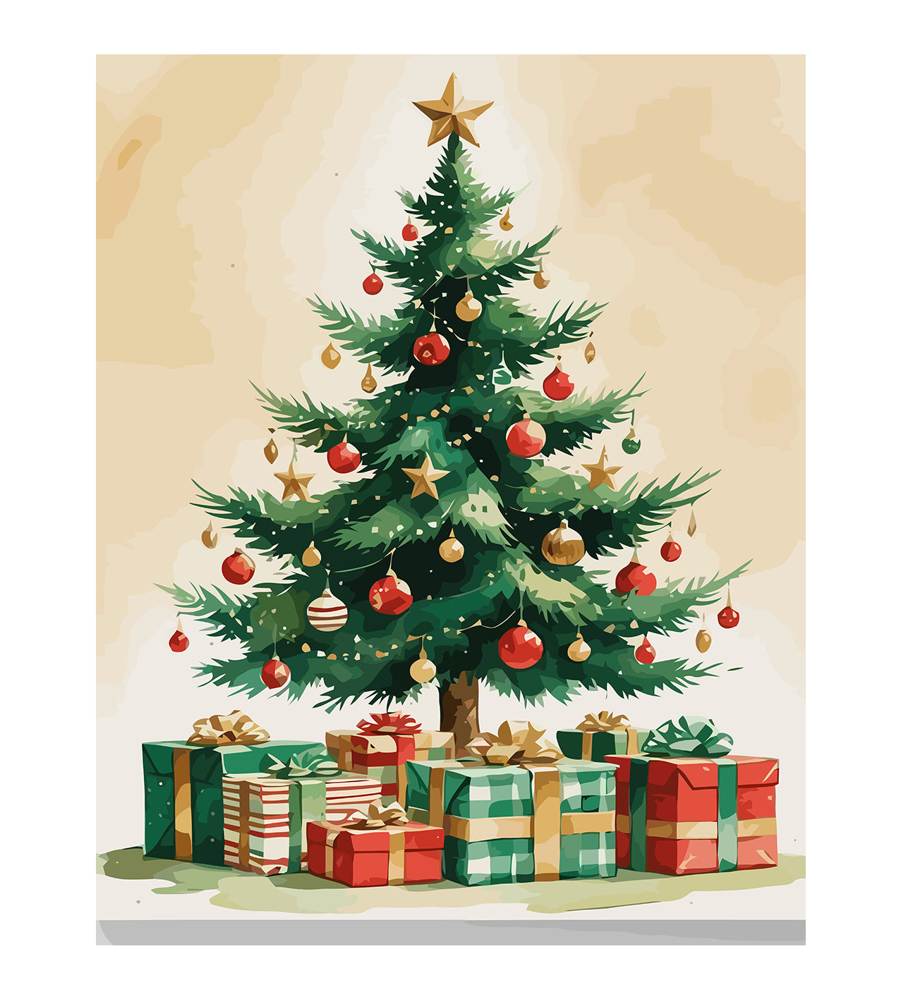 Set Pictură pe numere – Brad De Crăciun 6184