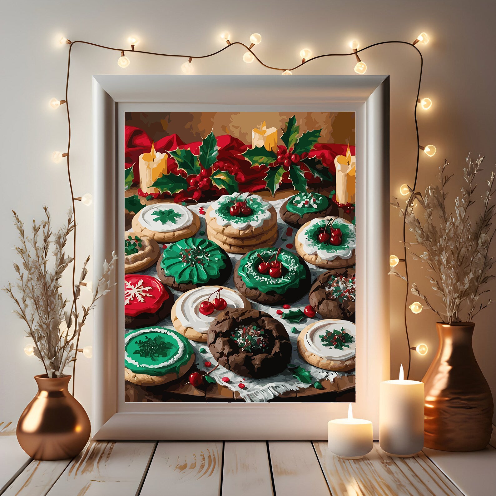 Set Pictură pe numere – Biscuiți De Crăciun 6186