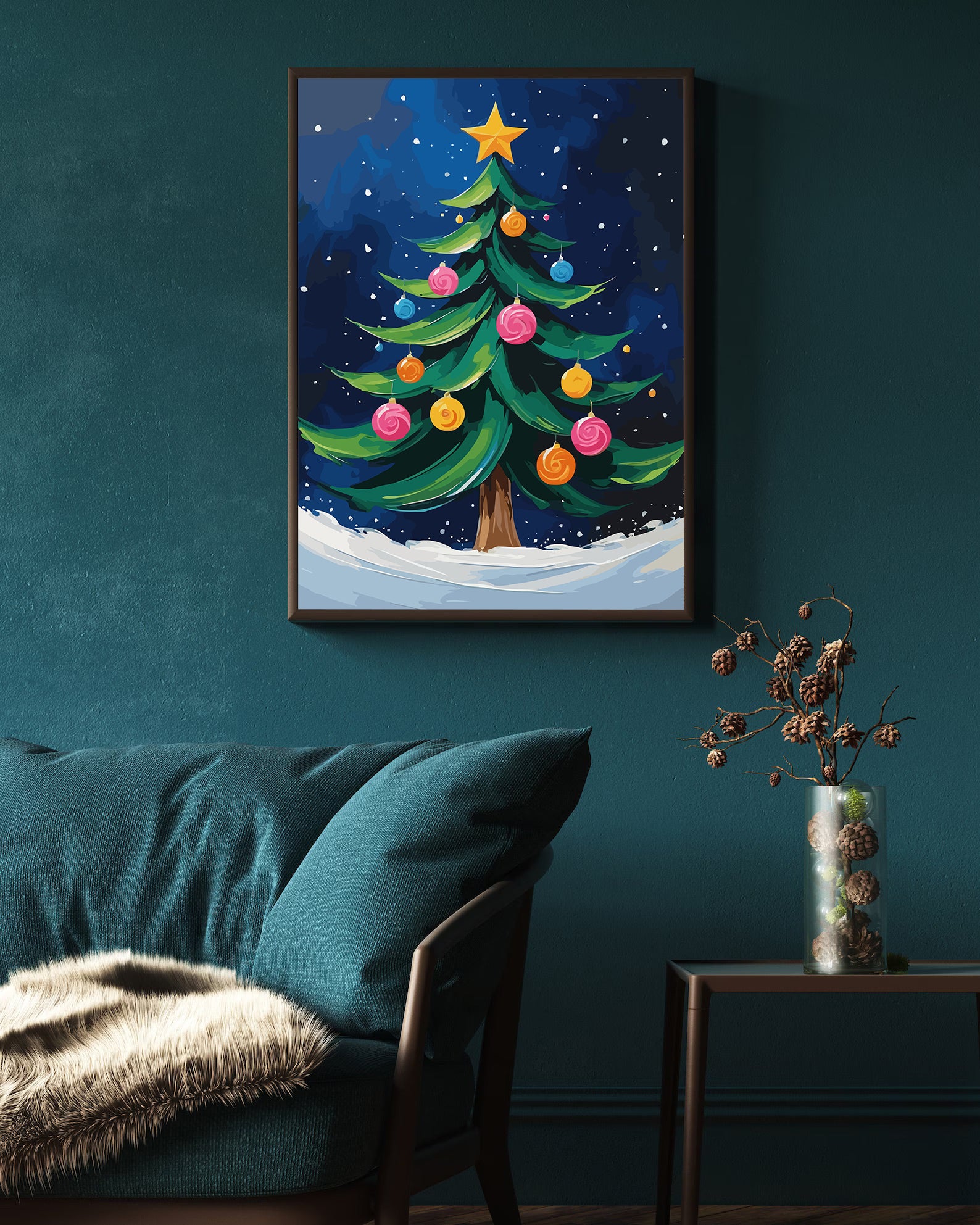 Set Pictură pe numere – Brad De Crăciun 6194