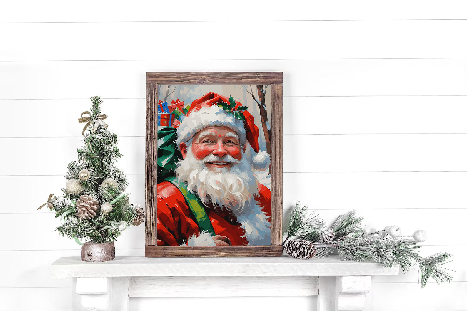 Set Pictură pe numere – Moș Crăciun 6232