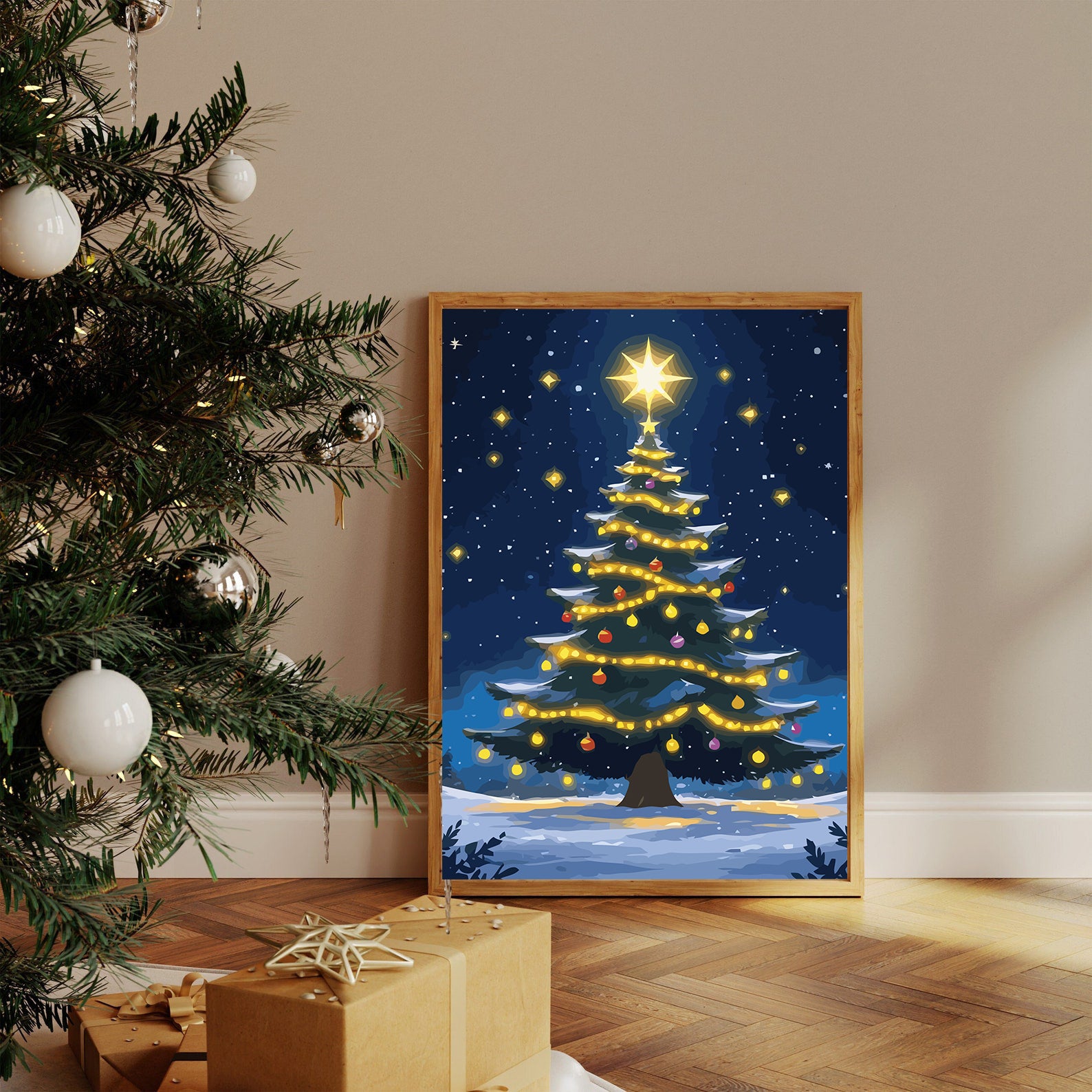 Set Pictură pe numere – Brad De Crăciun 6211